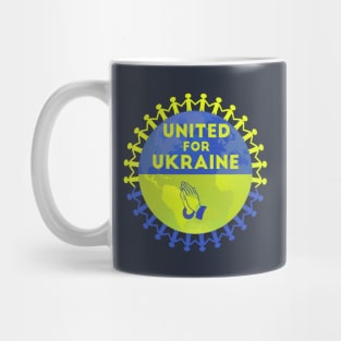 United for Ukraine, I Stand with Ukraine Mug